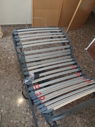 Cama articulada eléctrica. cama de 90 cm + colchón