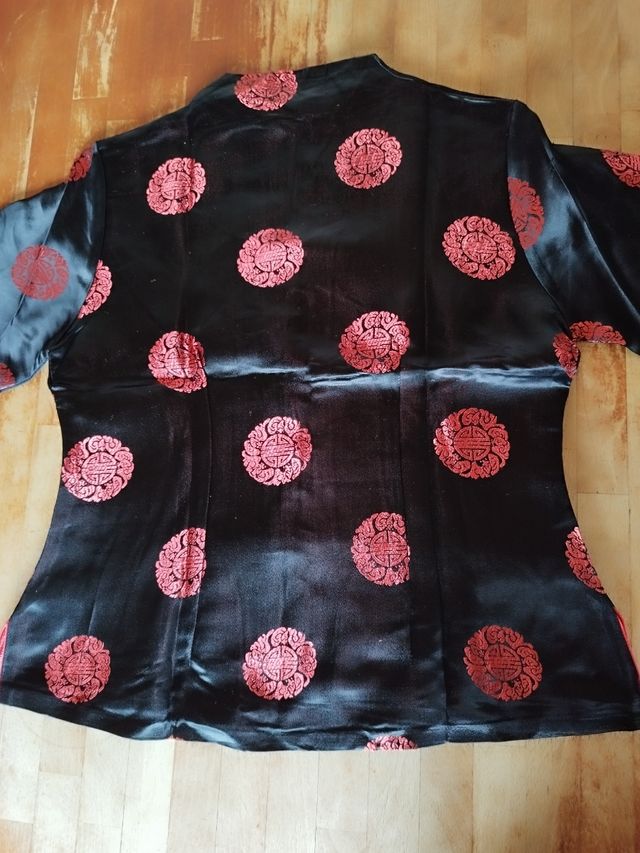 Camisa oriental raso talla L