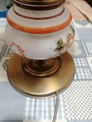 Lampada da tavolo Ottone ceramica