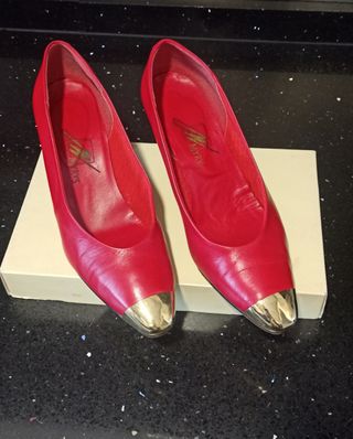 Zapatos tacón piel talla 38