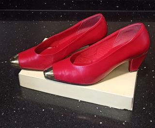 Zapatos tacón piel talla 38