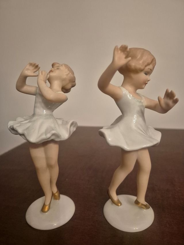 Statuette ballerine porcellana