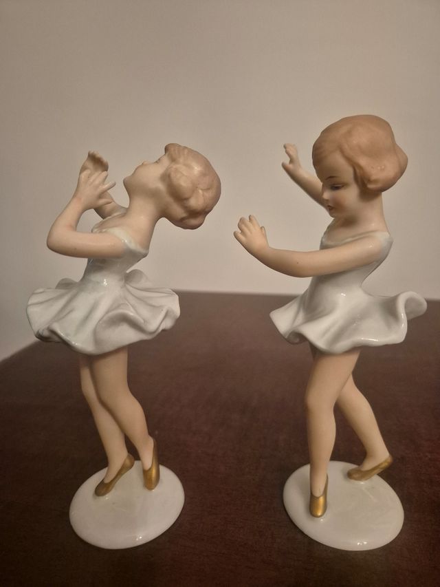 Statuette ballerine porcellana