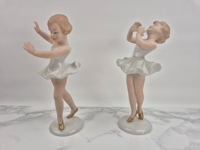 Statuette ballerine porcellana