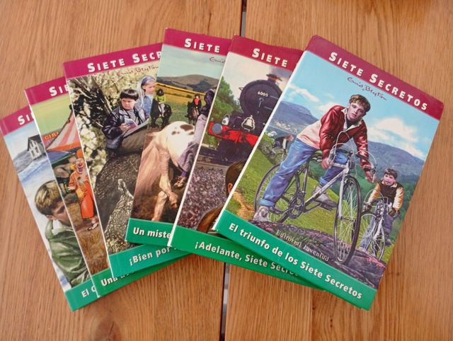 6 libros colección Siete Secretos