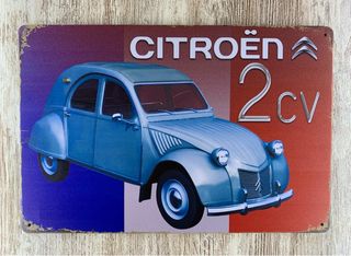 Cártel Citroen 2cv