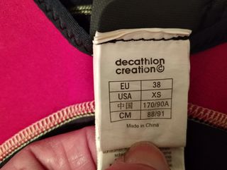 Traje de neopreno. Talla 38. XS