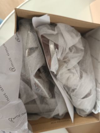 Sandalias plata fiesta 37