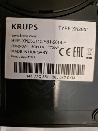 Cafetera Nespresso KRUPS