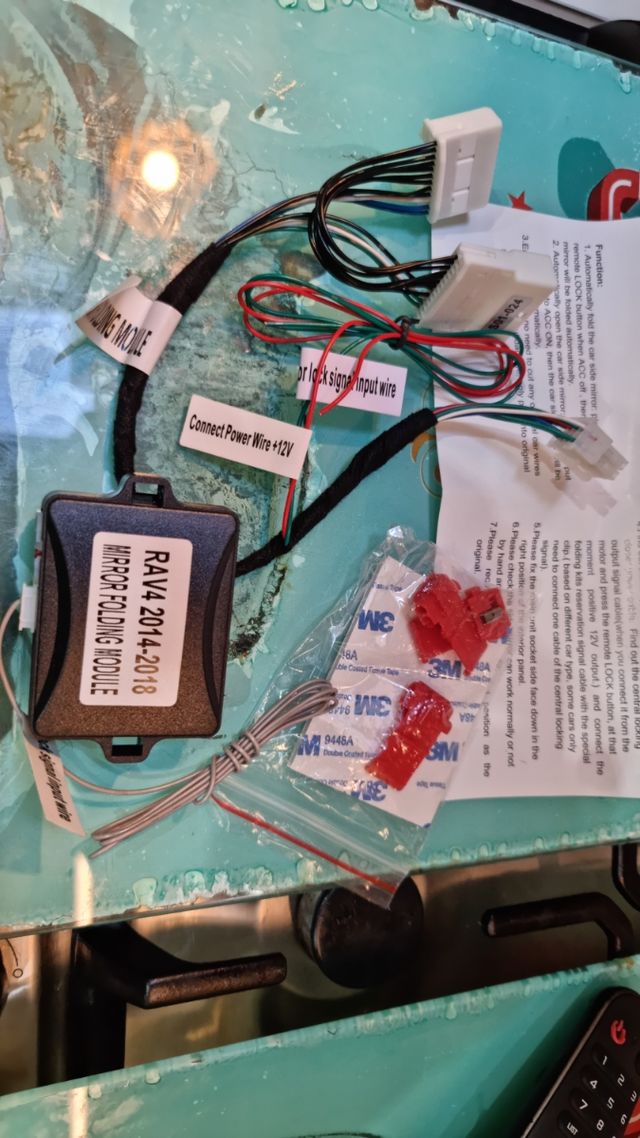 rav 4 specchietti modulo chiusura auto