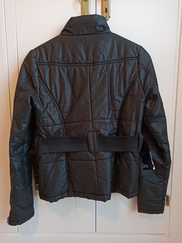 Chaqueta Stradivarius t. M ajustable negra mujer