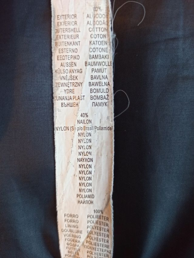 Chaqueta Stradivarius t. M ajustable negra mujer