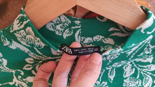 Zara vestido ceñido mini