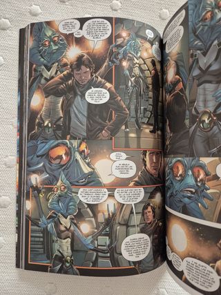 Comic Star Wars Han Solo y Chewbacca