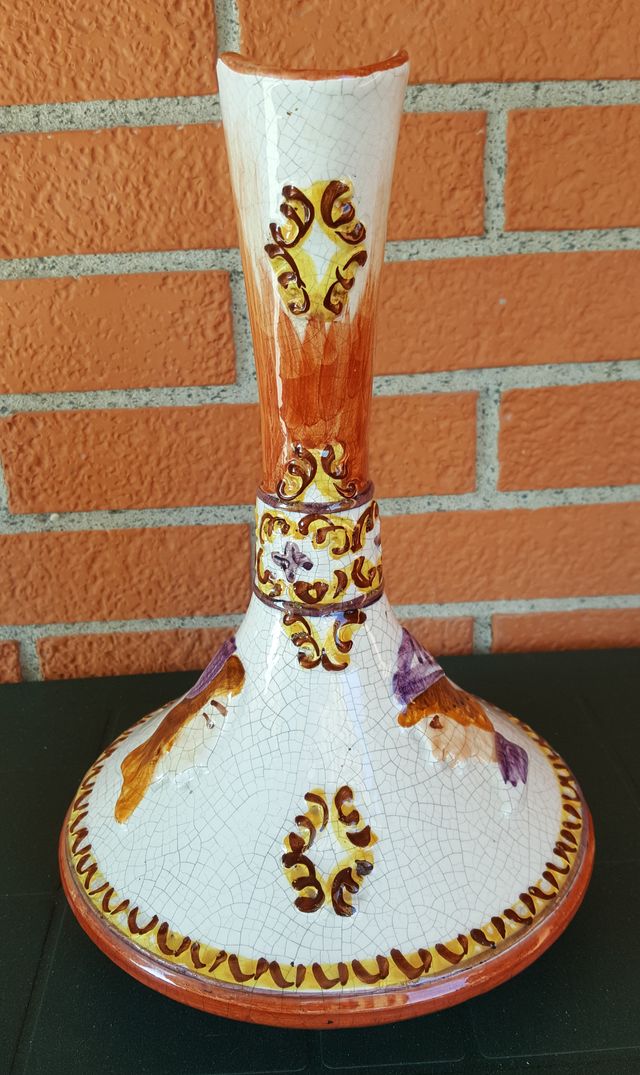 Brocca vintage ceramica Deruta anni 70 altezza 29