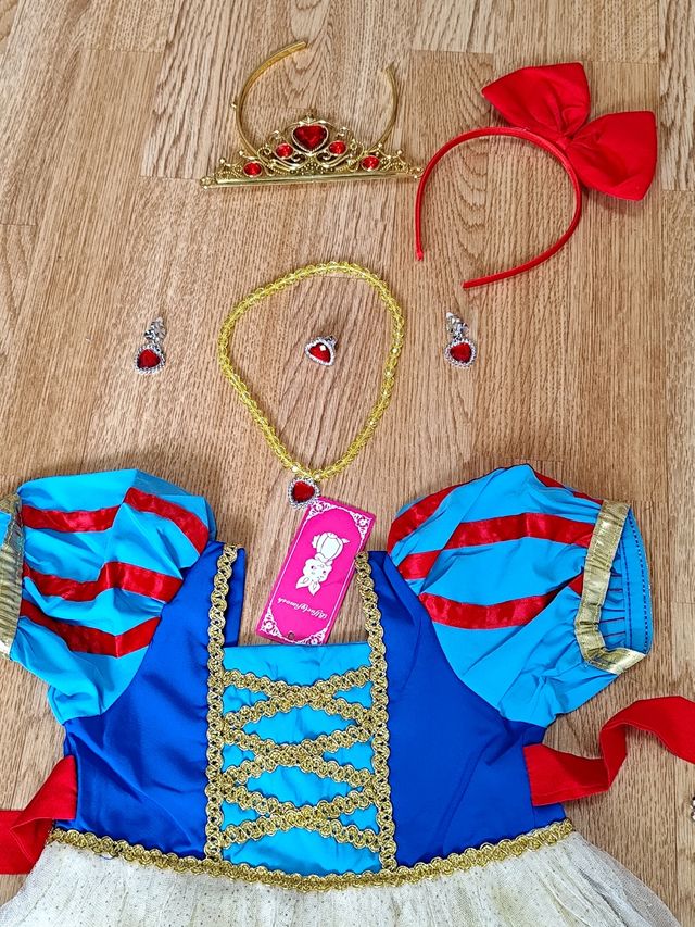 Disfraz Blancanieves talla  2-3 años