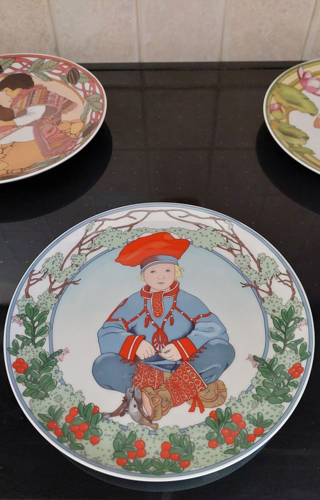 piatto UNICEF bambini del mondo n° 7 diametro 20