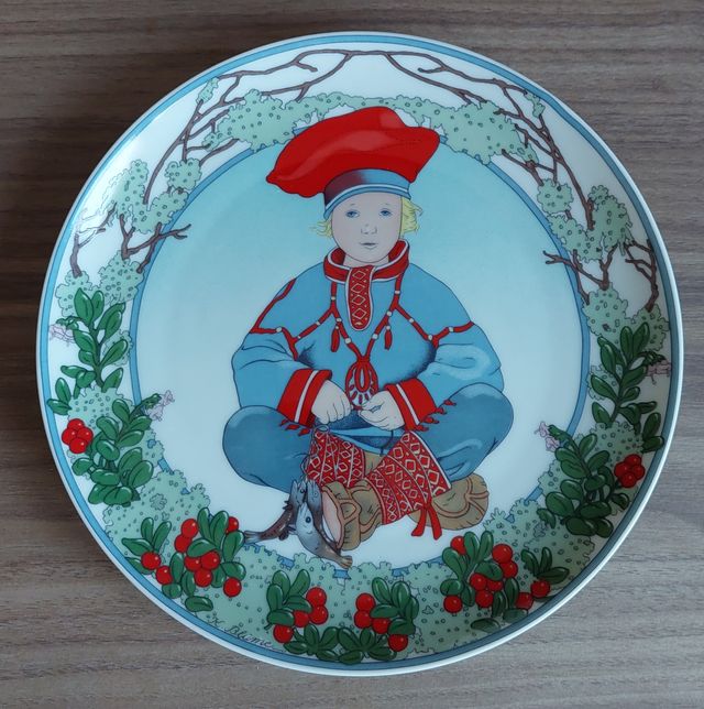 piatto UNICEF bambini del mondo n° 7 diametro 20