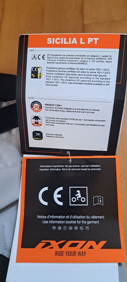 Calças mota Ixon Sicília Lady - Novas