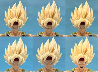 Kit ssj y ssj2 Bardock para sh figuarts