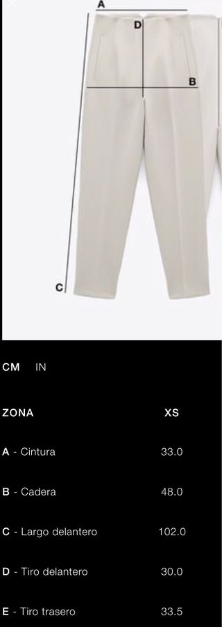 Pantalón oficina Zara  Zw collection 