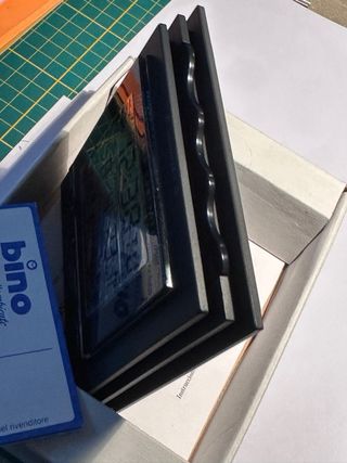 Orologio sveglia radio controllato temp. int/ext