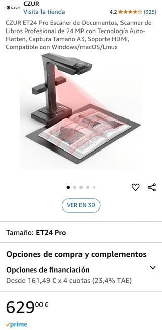 Scanner CZUR ET24 Pro