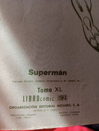Comic Superman Editorial Novaro