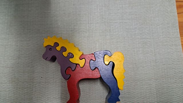 Puzle de Caballito de madera