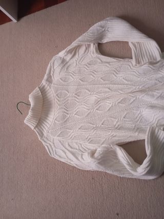 Vestido jersey blanco