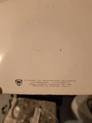 Libretto Uso e Manutenzione Y10