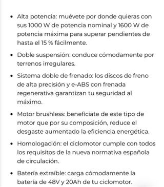 Moto electrica Cecotec