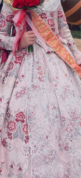 Traje fallera niña de 6 a 9 años
