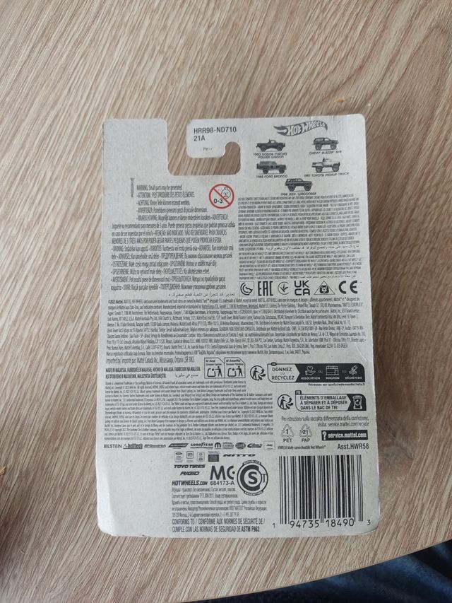 Toyota Pick Up Hot Wheels 'error'