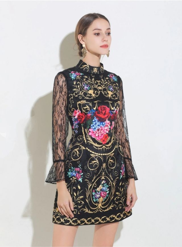 VESTIDO barroco encaje