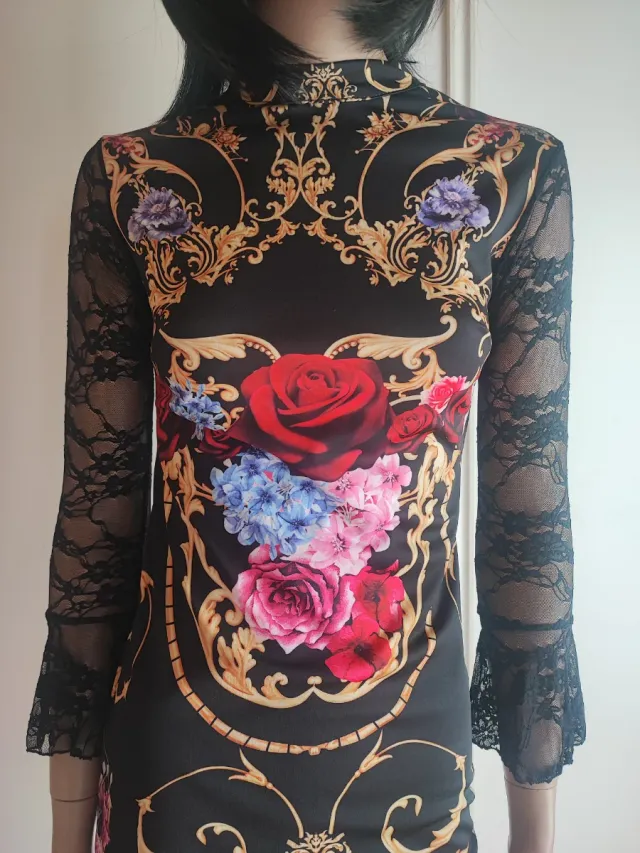 VESTIDO barroco encaje