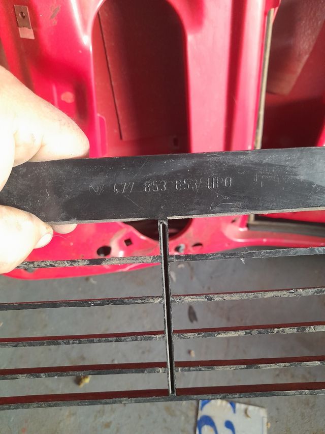 Porsche 924 rejilla frontal radiador 477853653