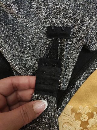 Maglia abito donna vestito 48 XXXL plata cerimonia