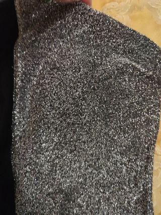 Maglia abito donna vestito 48 XXXL plata cerimonia