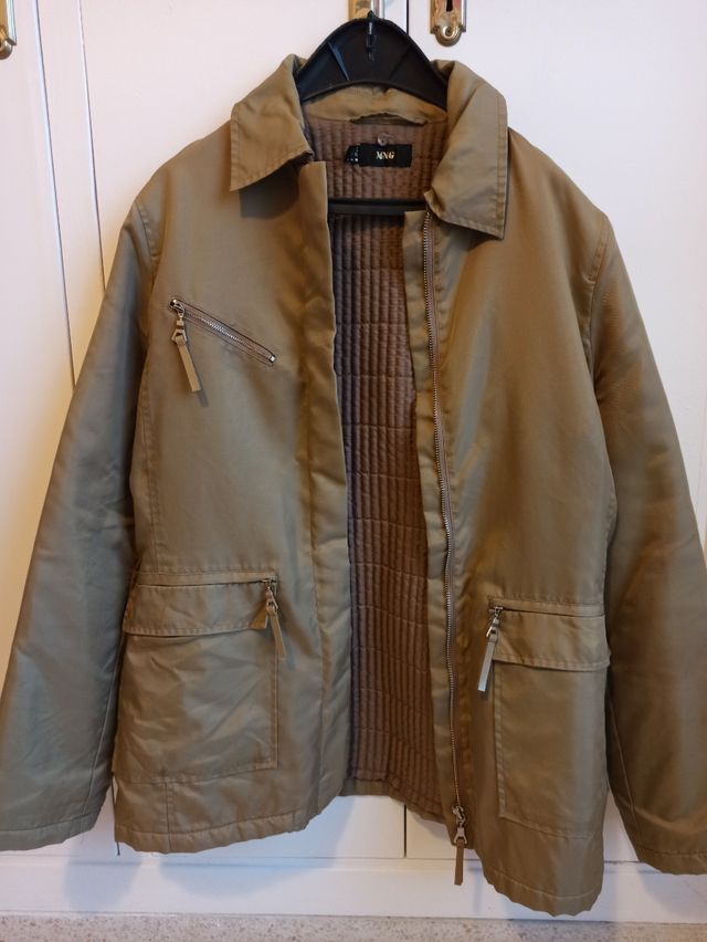 Chaqueta Mango t. M color albero mujer