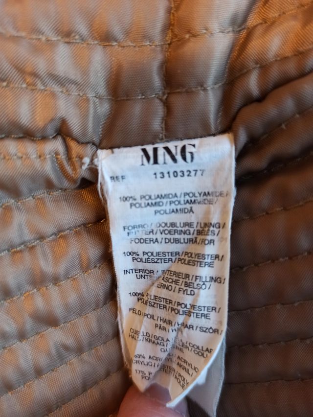 Chaqueta Mango t. M color albero mujer