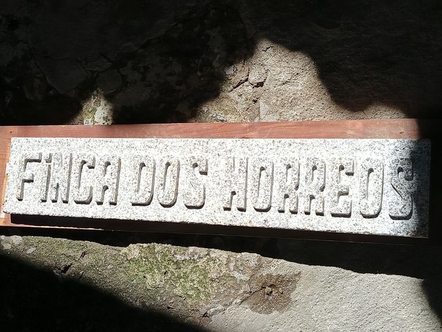 Numero de casa en piedra