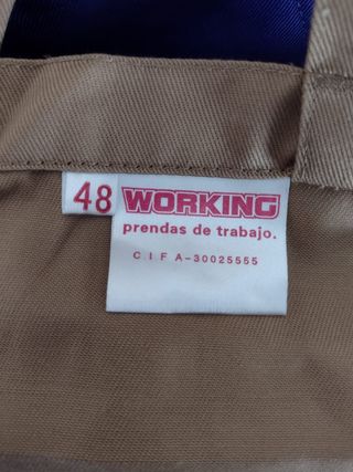 peto de trabajo 