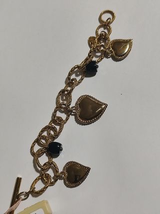 Pulsera chapado en oro. Marca Just Cavalli. Nuevo