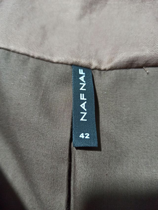 Chaqueta Naf Naf t. 42 marrón mujer