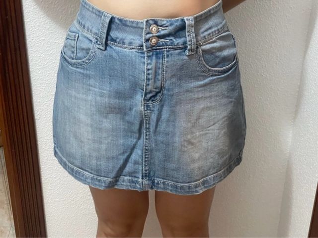 Falda vaquera Corte inglés