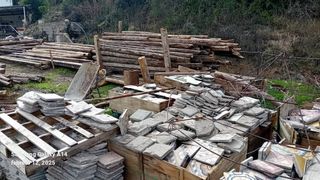 Machinas y vigas de madera