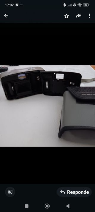 Cámara de fotos Samsung analogica