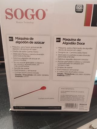 Maquina de   algodón de azucar