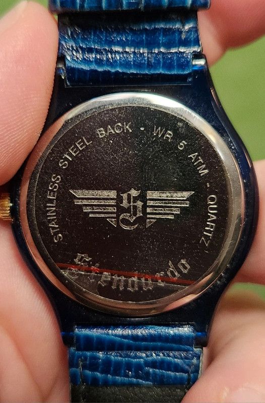 Orologio Stendardo blu Immersion Easy by Enzo Majo